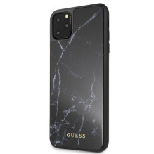Etui Guess Marble na iPhone 11 Pro Max - czarne