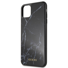 Etui Guess Marble na iPhone 11 Pro Max - czarne