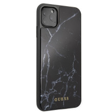 Etui Guess Marble na iPhone 11 Pro Max - czarne