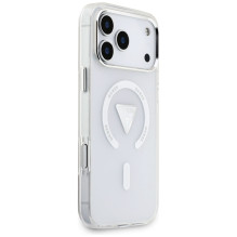 Etui Guess IML Gradient Triangle Logo MagSafe na iPhone 17 Pro Max - przezroczyste