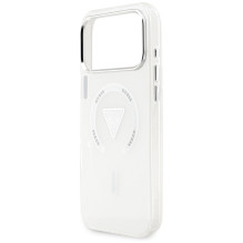 Etui Guess IML Gradient Triangle Logo MagSafe na iPhone 17 Pro Max - przezroczyste