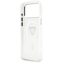 Etui Guess IML Gradient Triangle Logo MagSafe na iPhone 17 Pro Max - przezroczyste