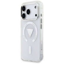 Etui Guess IML Gradient Triangle Logo MagSafe na iPhone 17 Pro - przezroczyste