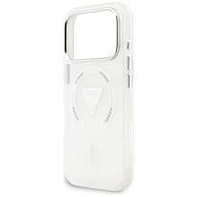 Etui Guess IML Gradient Triangle Logo MagSafe na iPhone 17 Pro - przezroczyste