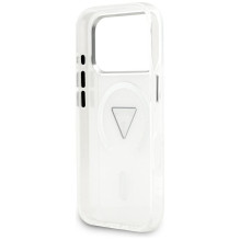 Etui Guess IML Gradient Triangle Logo MagSafe na iPhone 17 Pro - przezroczyste