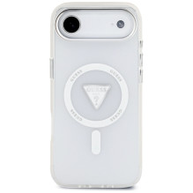 Etui Guess IML Gradient Triangle Logo MagSafe na iPhone Air - przezroczyste