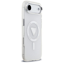 Etui Guess IML Gradient Triangle Logo MagSafe na iPhone Air - przezroczyste