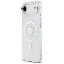 Etui Guess IML Gradient Triangle Logo MagSafe na iPhone Air - przezroczyste