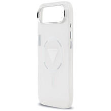 Etui Guess IML Gradient Triangle Logo MagSafe na iPhone Air - przezroczyste