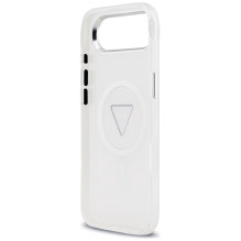 Etui Guess IML Gradient Triangle Logo MagSafe na iPhone Air - przezroczyste