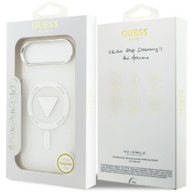 Etui Guess IML Gradient Triangle Logo MagSafe na iPhone Air - przezroczyste