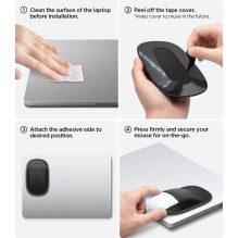 Etui Spigen LD220 Mouse Sleeve na myszkę - czarna