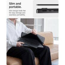 Podstawka pod laptopa Spigen SlimFold LD201-S6 - szara