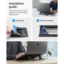 Podstawka pod laptopa Spigen SlimFold LD201-S6 - szara