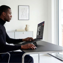 Podstawka pod laptopa Spigen SlimFold LD201-S6 - szara