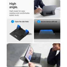 Podstawka pod laptopa Spigen SlimFold LD201-S8 pod laptop - szara