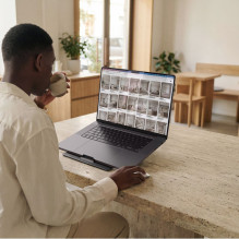 Podstawka pod laptopa Spigen SlimFold LD201-S8 pod laptop - szara
