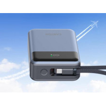 CANYON power bank OnPower 600 built-in cable 20000 mAh PD65W Dark Grey