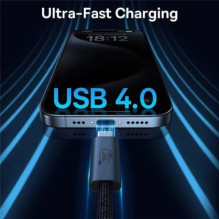 Baseus USB C male - USB C male 240W USB4, 40Gbps, 8K@60Hz Flash CB000068 Baseus USB C male - USB C male 240W USB4, 40Gbps, 8K@60Hz Flash CB000068