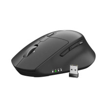 Klaviatūra ir Pelė - Natec Stingray 2 Bevielė QWERTY Klaviatūra, 9 Mygtukų Pelė, Juoda