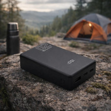 Energijos Bankas - everActive 20000mAh Powerbank, 1x USB, 2x USB-C, 20W, QC4+ Juodas Energijos Bankas - everActive 20000mAh Powerbank, 1x USB, 2x USB-C, 20W, QC4+ Juodas
