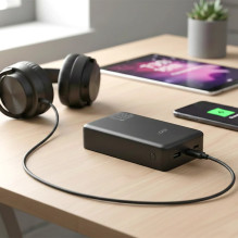 Energijos Bankas - everActive 20000mAh Powerbank, 1x USB, 2x USB-C, 20W, QC4+ Juodas Energijos Bankas - everActive 20000mAh Powerbank, 1x USB, 2x USB-C, 20W, QC4+ Juodas