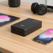 Energijos Bankas - everActive 20000mAh Powerbank, 1x USB, 2x USB-C, 20W, QC4+ Juodas Energijos Bankas - everActive 20000mAh Powerbank, 1x USB, 2x USB-C, 20W, QC4+ Juodas