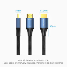 CABLE HDMI MALE TO MALE 3M / ALGLI VENTION