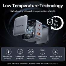 MOBILE CHARGER WALL 3PORT / 70W FEXH0-EU VENTION MOBILE CHARGER WALL 3PORT / 70W FEXH0-EU VENTION