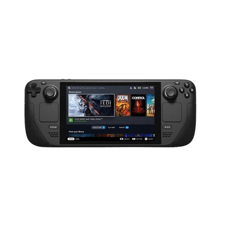 Žaidimų Konsolė - Valve Steam Deck 256GB SSD, 7-Colių IPS Ekranas, Bluetooth 5.0 - Juoda