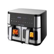 Namų ir virtuvės prietaisas - BLOW AIR FRYER 2500W 9L Su 8 Išankstiniais Programomis Juodas