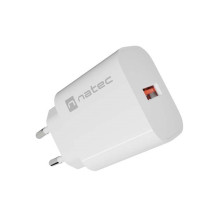 Įkroviklis - Natec Ribera 1X USB-A 18W Greitas Įkrovimas 3.0 Sieninis Įkroviklis Baltas Įkroviklis - Natec Ribera 1X USB-A 18W Greitas Įkrovimas 3.0 Sieninis Įkroviklis Baltas