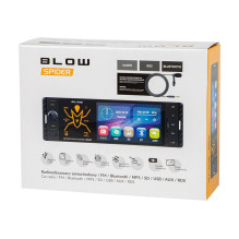 Automobilinė Garso Imtuvas - BLOW Spider 4" MP5 / USB / microSD / Bluetooth FM Radijas Juodas Automobilinė Garso Imtuvas - BLOW Spider 4" MP5 / USB / microSD / Bluetooth FM Radijas Juodas
