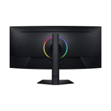 LCD monitorius, SAMSUNG, 40", 5120 x 2160 pikselių, WUHD, natūralus kraštinių santykis 21:9, LCD, išlenktas, LS40FG