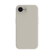 „Evelatus Apple iPhone 16e / SE4 Premium Magsafe“ minkštas silikoninis dėklas, akmenuko spalvos