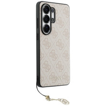 Guess 4G Classic Logo Charm MagSafe Case for Samsung Galaxy S26 Ultra - Pink