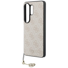 „Guess 4G Classic Logo Charm MagSafe“ dėklas, skirtas „Samsung Galaxy S26 Ultra“ – rožinis