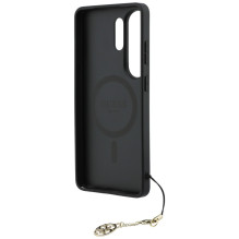 „Guess 4G Classic Logo Charm MagSafe“ dėklas, skirtas „Samsung Galaxy S26 Ultra“ – rožinis
