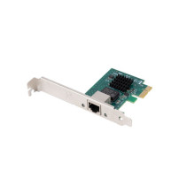 Tinklo kortelė - Lanberg PCI Express X1 2.5Gb / s RJ45 Žemas profilio laikiklis Juodas