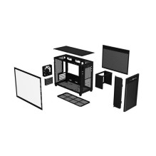 Dėklas, ASUS, Prime AP201 grūdintas stiklas, mikro, neįeina, MicroATX, MiniITX, spalva juoda, PRIMEAP201TG