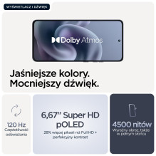 „Motorola Moto G86 5G“ 16,9 cm (6,67 colio) Dviguba SIM kortelė „Android 15“ USB C tipo 8 GB 256 GB 5200 mAh Tamsiai mėl