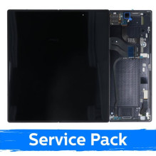 Screen for Samsung F966 Z Fold7 (INNER) with frame / Jet Black / (Service Pack)