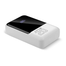 Energijos Bankas - everActive 20,000mAh, 2x USB, USB-C 22.5W, QC4+ Baltas