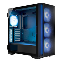 MODECOM HORIZON ARGB Flow MIDI USB 3.0 X 2 CYPE-C kompiuterio korpusas