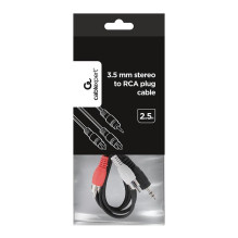 KABELIS GARSO 3,5 mm IKI 2RCA 2,5 M / CCA-458-2,5 M GEMBIRD KABELIS GARSO 3,5 mm IKI 2RCA 2,5 M / CCA-458-2,5 M GEMBIRD