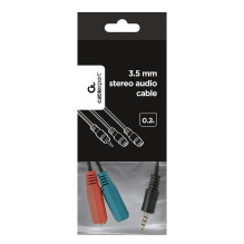 CABLE AUDIO 3.5MM 4-PIN TO / 3.5MM S+MIC CCA-417 GEMBIRD CABLE AUDIO 3.5MM 4-PIN TO / 3.5MM S+MIC CCA-417 GEMBIRD