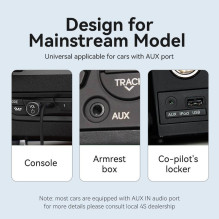 CABLE AUDIO 3.5MM TO 3.5MM / 0.5M BAXBD VENTION CABLE AUDIO 3.5MM TO 3.5MM / 0.5M BAXBD VENTION