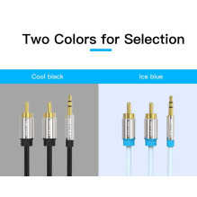 CABLE AUDIO 3.5MM TO 2XRCA / 1.5M BCFBG VENTION