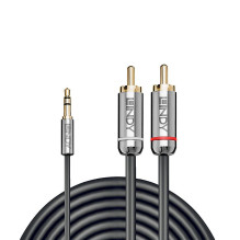 CABLE AUDIO 3.5MM TO PHONO / 0.5M 35332 LINDY CABLE AUDIO 3.5MM TO PHONO / 0.5M 35332 LINDY