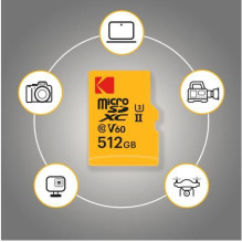 Kodak MicroSDXC 128GB UHS-II U3 A1 V60 Ultra Pro Kodak MicroSDXC 128GB UHS-II U3 A1 V60 Ultra Pro